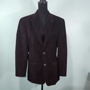 Tommy Hilfiger Brown Corduroy Two-button Blazer Jacket
Lot L